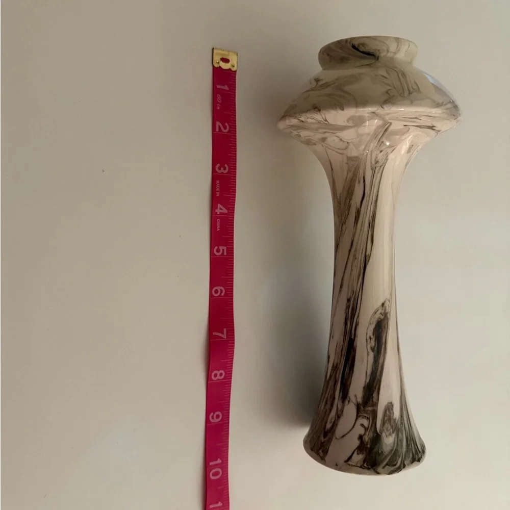 Marble Patterned Ceramic Vase